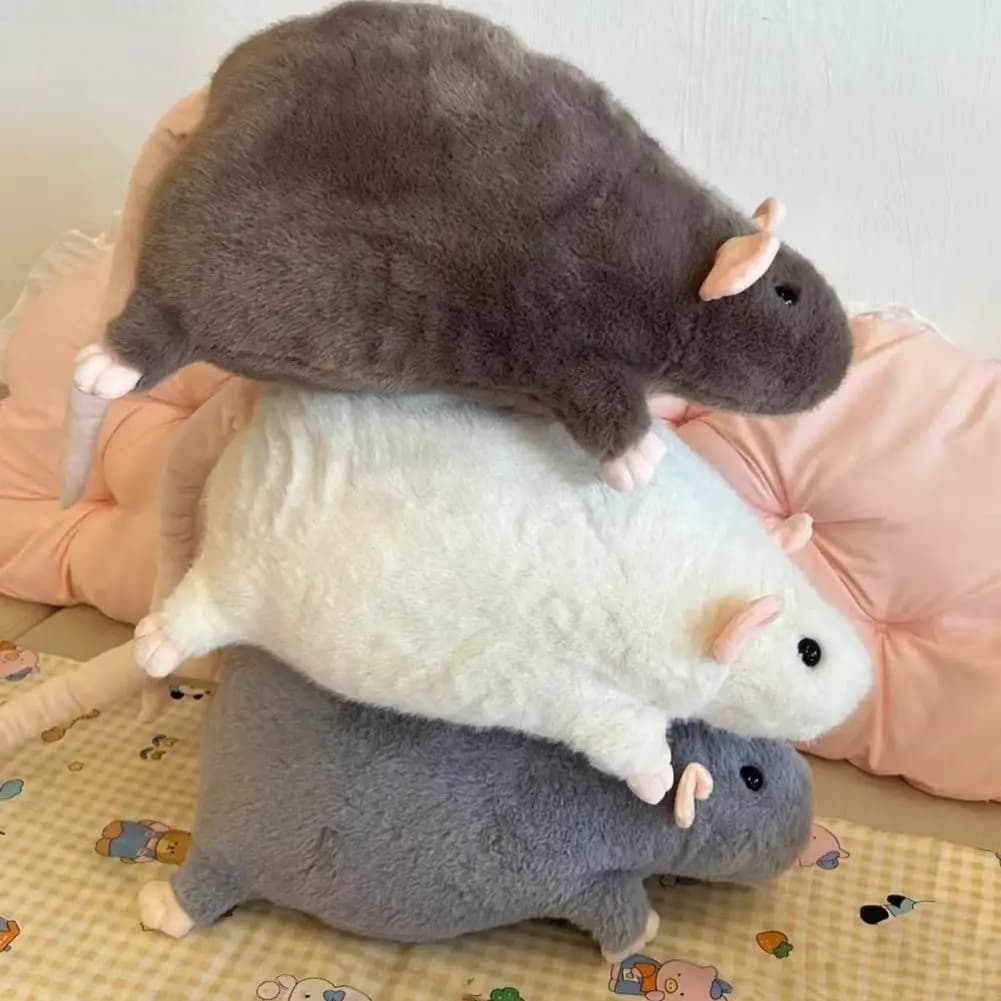 Bonito brinquedo de pelúcia dos desenhos animados mouse boneca macio oversized flor ramo rato animal sofá lance travesseiro almofada presente aniversário decoração
