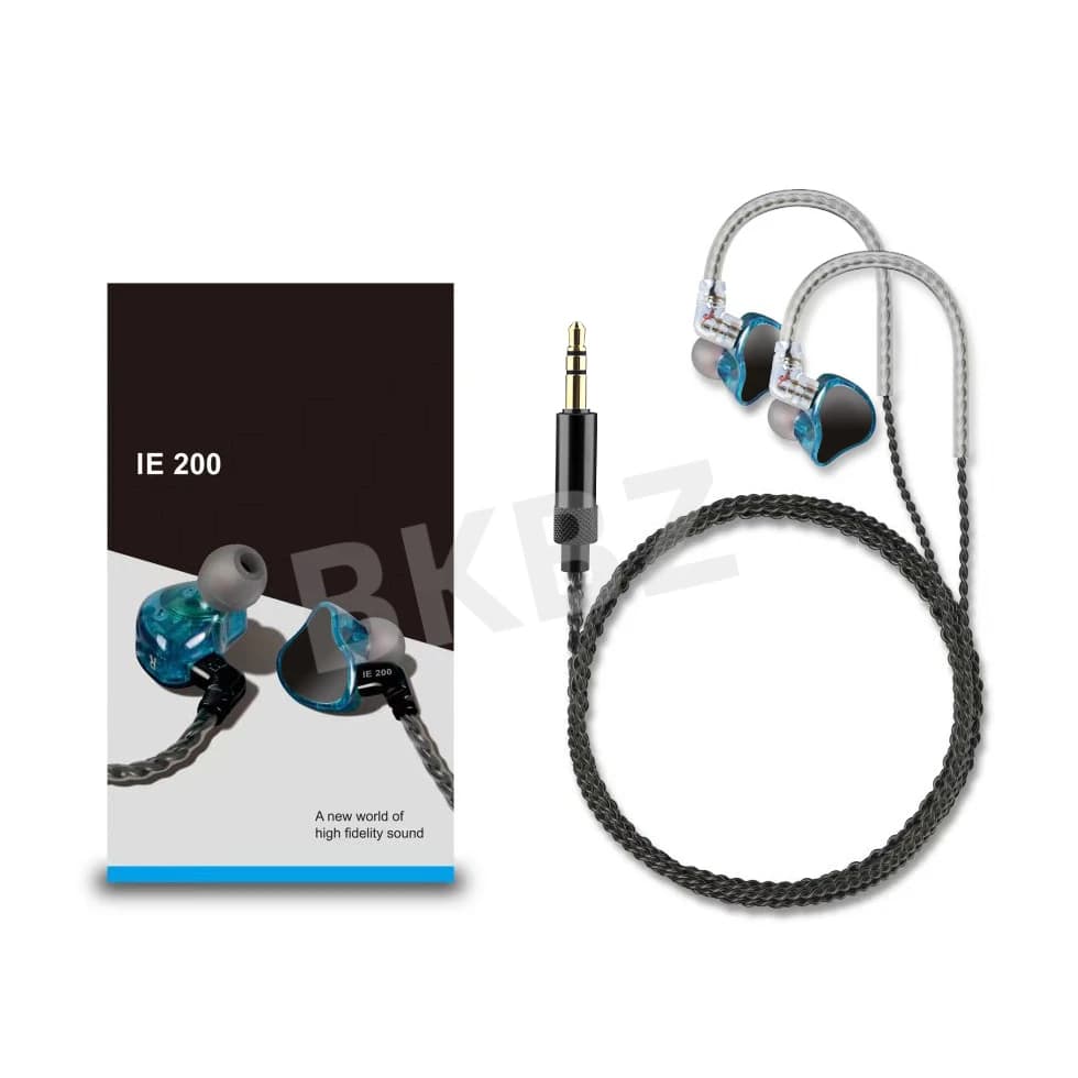 Fones de Ouvido Intra-auriculares IE200 com Fio, Profissionais, com Feedback ao Vivo, Anti-interferência, Redução de Ruído, Qualidade de Som em Alta Definição