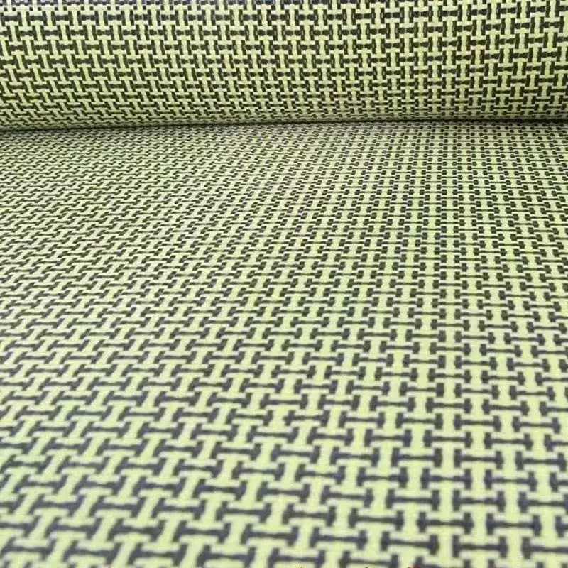 Tecido Híbrido de Kevlar e Fibra de Carbono 1100D/3K 200gsm Amarelo, Liso, 100cm*50cm por peça