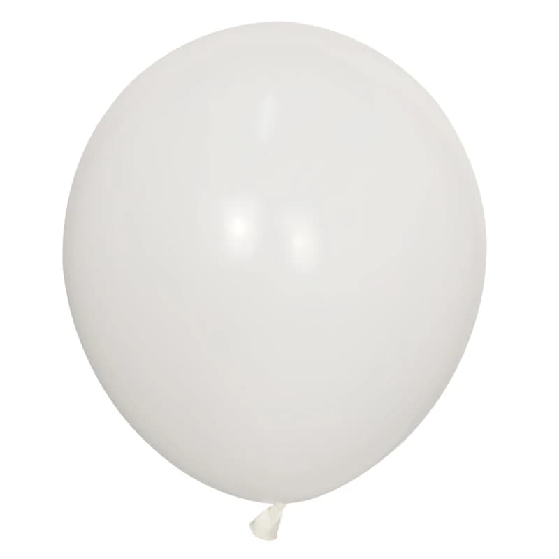 Balão fosco branco 10 polegadas para festa infantil em cores sortidas