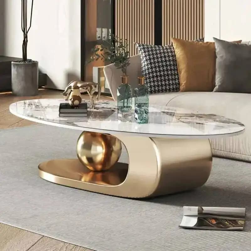 Nordic sala de estar mesas de café design moderno decoração oval mesas de centro minimalista mesa de centro de sala móveis para casa