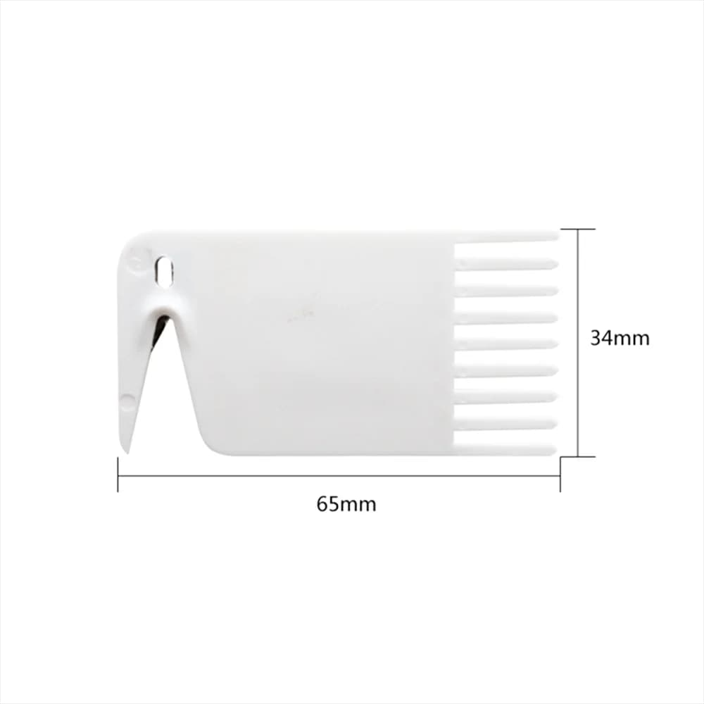 Pente branco para limpeza de escovas do robô aspirador Xiaomi Mijia 1C, tamanho 65x34mm