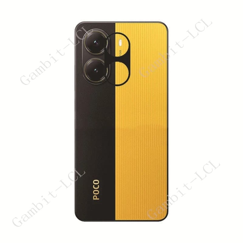 Película protetora transparente para lente de câmera Xiaomi Poco X7 Pro vidro temperado kit 2 peças
