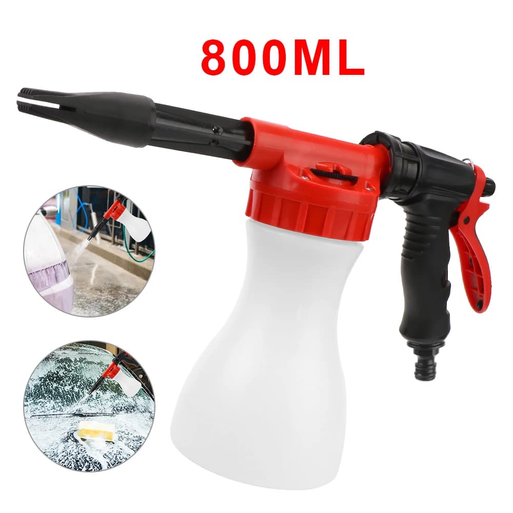 Espuma de lavagem para carros, pistola de espuma, 800ml, aplicação em carros