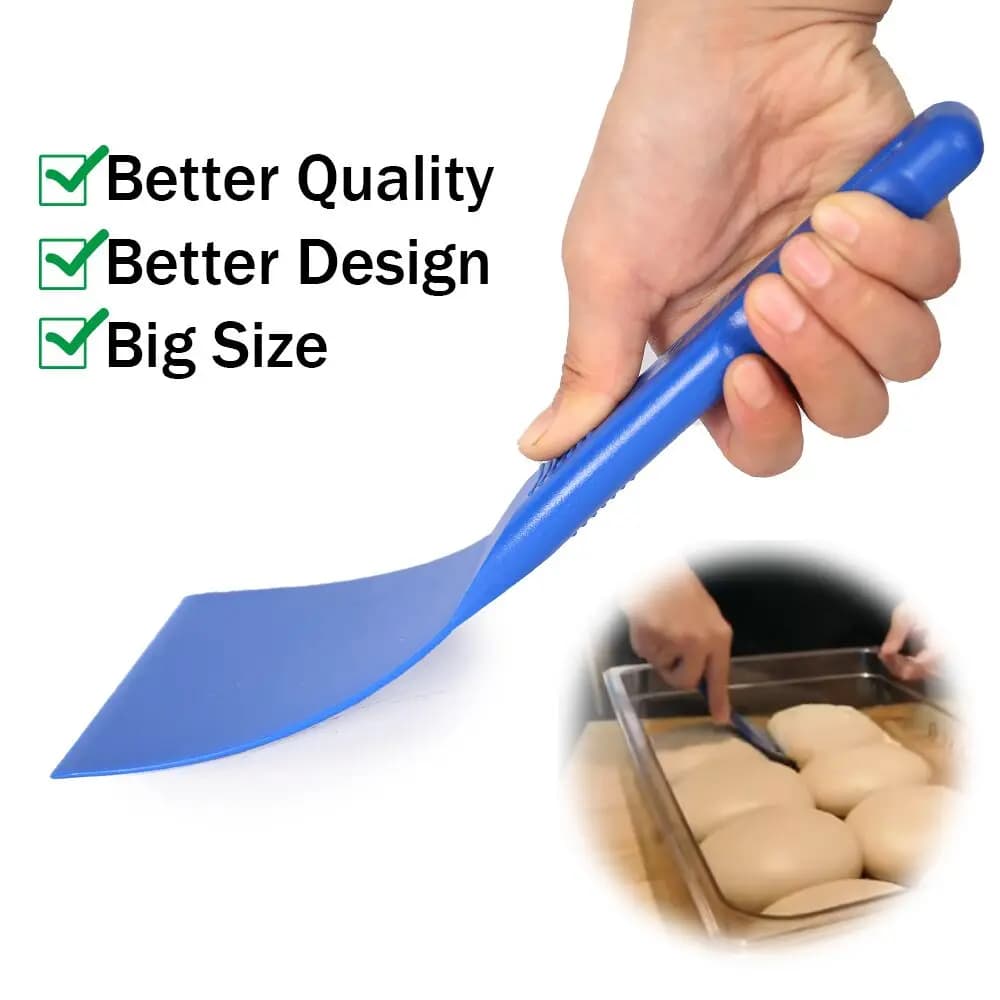 Pizzathome raspador flexível anti-calor espátula à prova de choque de qualidade alimentar antiaderente resistente a arranhões cortador de massa flexibilidade raspador