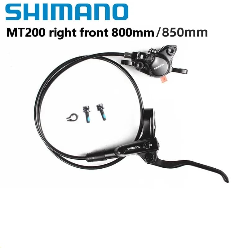 Shimano br mt200 apenas freio a disco hidráulico de um lado para mountain bike 800mm 850mm 1400mm 1450mm 1500mm 1550mm freio de bicicleta