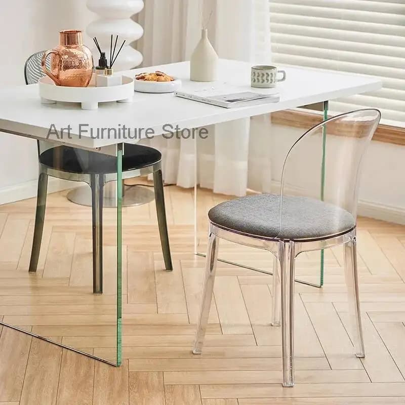 Único nórdico sala de estar cadeira regale apartamento conforto regale sala de estar cadeira design plástico cadeiras de jantar móveis