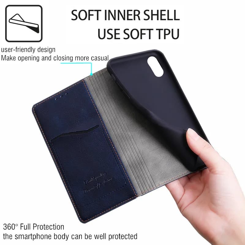 Capa Samsung Galaxy azul com interior em TPU macio para proteção total do smartphone