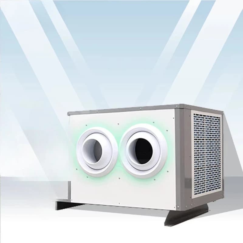 Refrigeração industrial com eficiência energética: ar condicionado dividido com compressor scroll, carcaça AC e opções solares