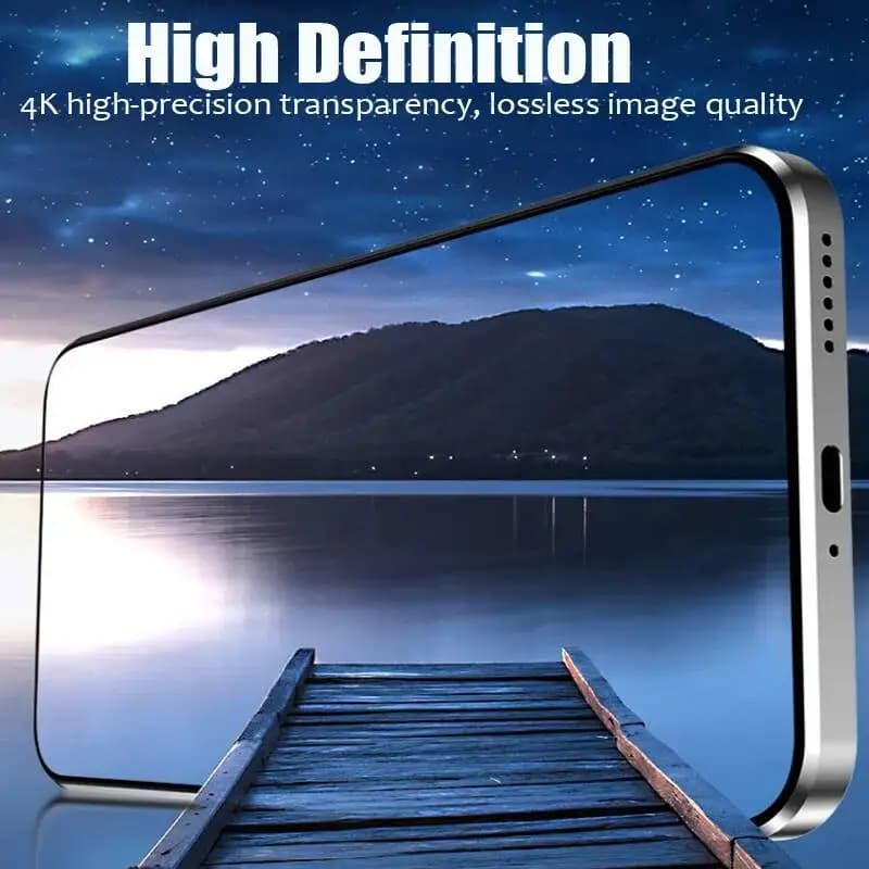 Protetor de tela Xiaomi e Poco vidro temperado transparente alta definição 4K para smartphones