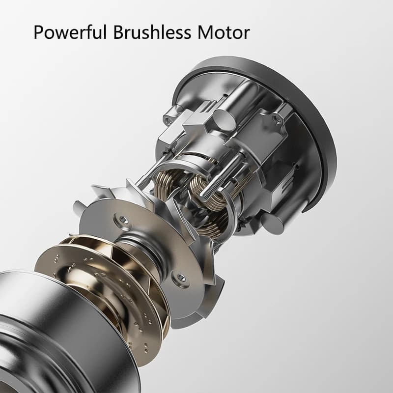 Motor brushless potente do aspirador portátil MIJIA com alta eficiência de sucção 21kPa