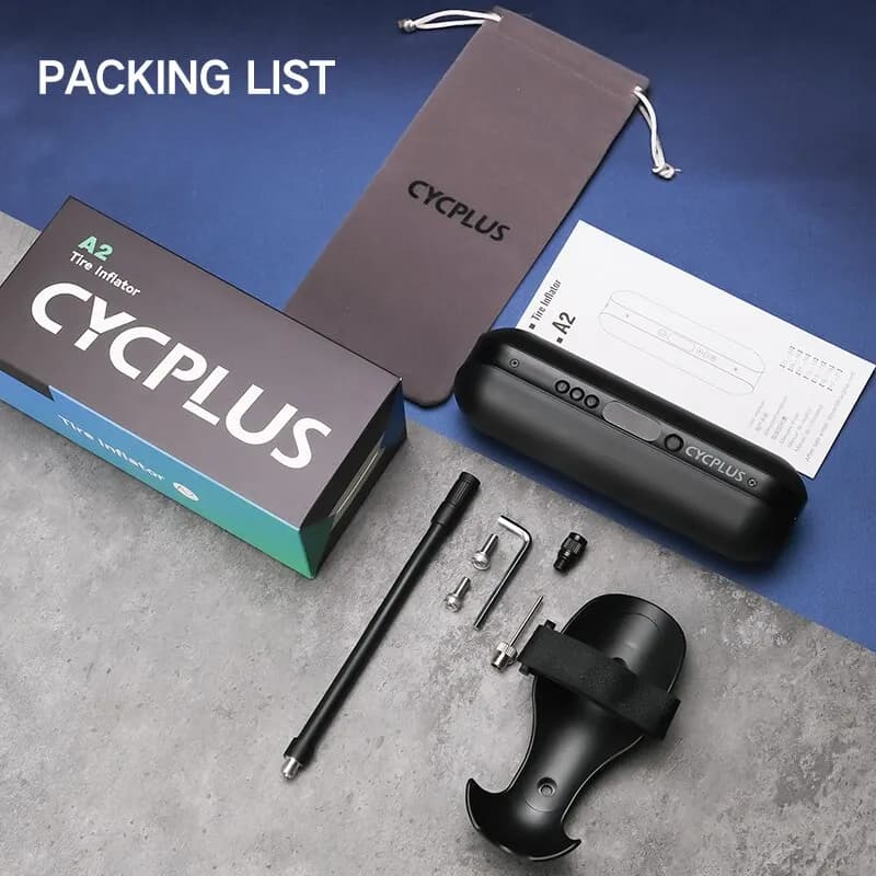 Cycplus a2 compressor de ar sem fio bomba bicicleta para pneu carro alta pressão 150psi portátil inteligente inflator ar para mtb bicicleta bola