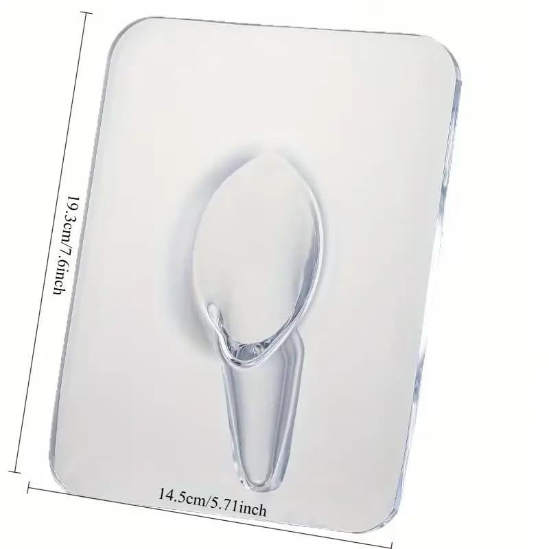 Vaso decorativo acrílico transparente moderno com medidas 19,3cm por 14,5cm para decoração minimalista