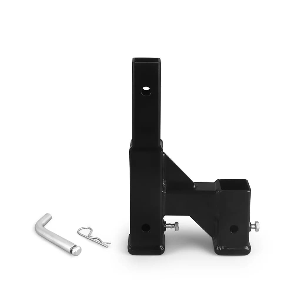 Extensor de Engate Duplo para Reboque de 2 Polegadas, Adaptador de Engate Duplo, Comprimento Máximo de 9,84 Polegadas, 3000KG GTW