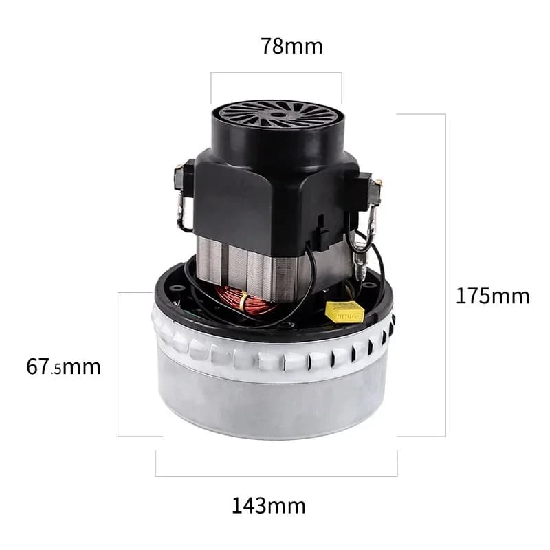 Motor de aspirador de pó seco e molhado, 220v, 1200w-1500w, peças e acessórios para philips midea haier rowenta sanyo electrolux