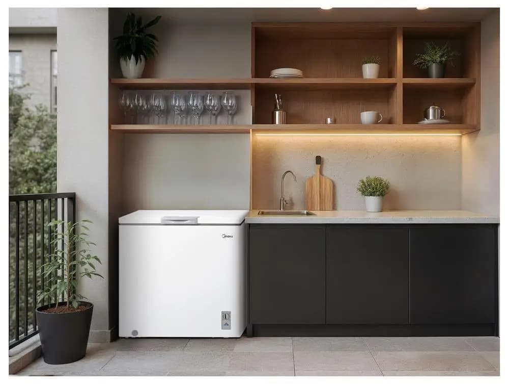 Freezer Horizontal Midea 1 Porta 198L MDRC280SFZ013 - Bivolt