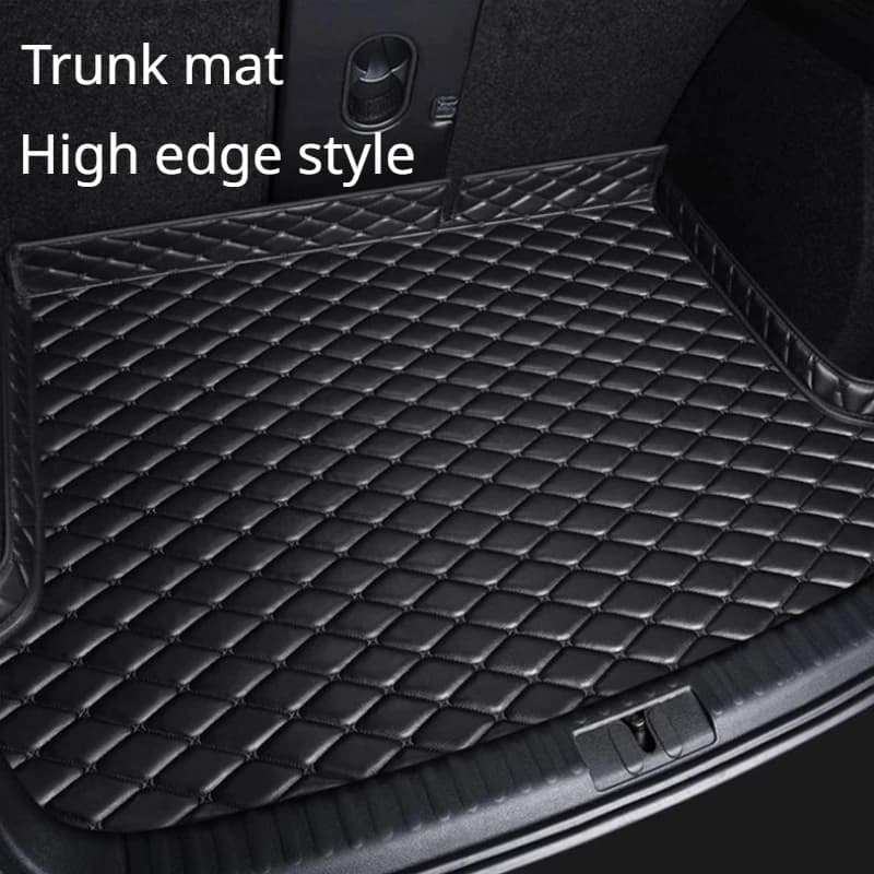 Tapetes personalizados de couro pu para porta-malas de carro, para peugeot 508 508l 3008 308sw 4008 5008, detalhes internos, acessórios de carro, todos os modelos