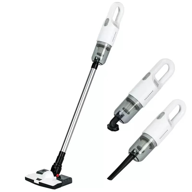 Aspirador vertical sem fio portátil com funções integradas de aspiração e mop 6000mAh