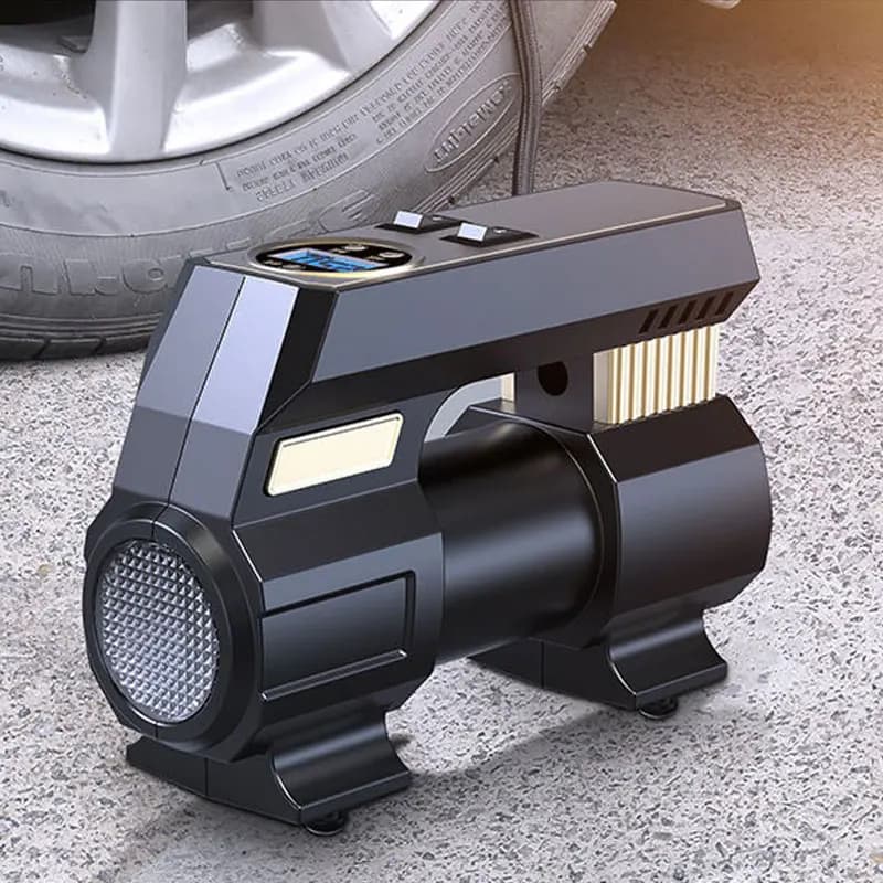 Inflator portátil do pneu do carro bonde, bomba de ar, compressor, automóvel, 12V