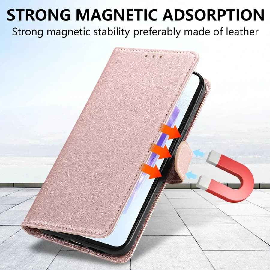 Carteira cartão slot suporte magnético flip capa de couro para samsung galaxy a05s a07 a13 a14 a15 a16 a17 a26 a34 a35 a36 a53 a54 a55 a56