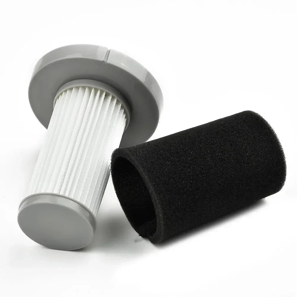 Filtro de alta eficiência para aspirador Deerma DX700/DX700S com espuma preta e base cinza