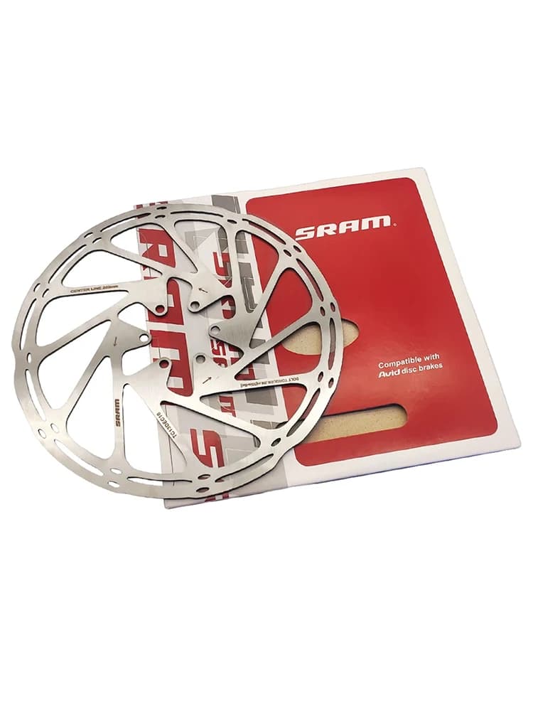 Rotor de freio a disco hidráulico Sram RT56 Centerline 160mm aço inoxidável com embalagem vermelha