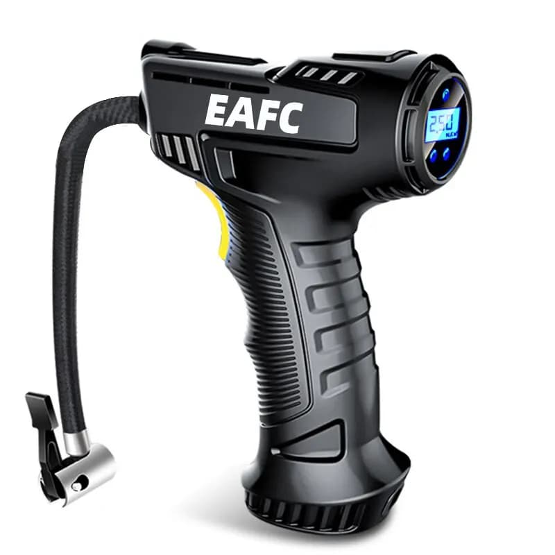 Compressor de ar portátil portátil, sem fio ou com fio, bomba inflável, insuflador de pneus, digital para carro, bicicleta, bolas, 120W