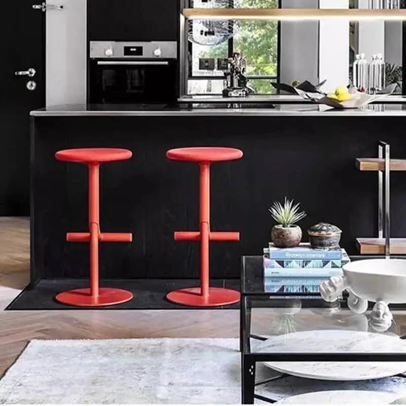 Nordic designer cadeira de bar acento lounge moderno alta cozinha fezes balcão café cadeiras de jantar casa móveis mq50by