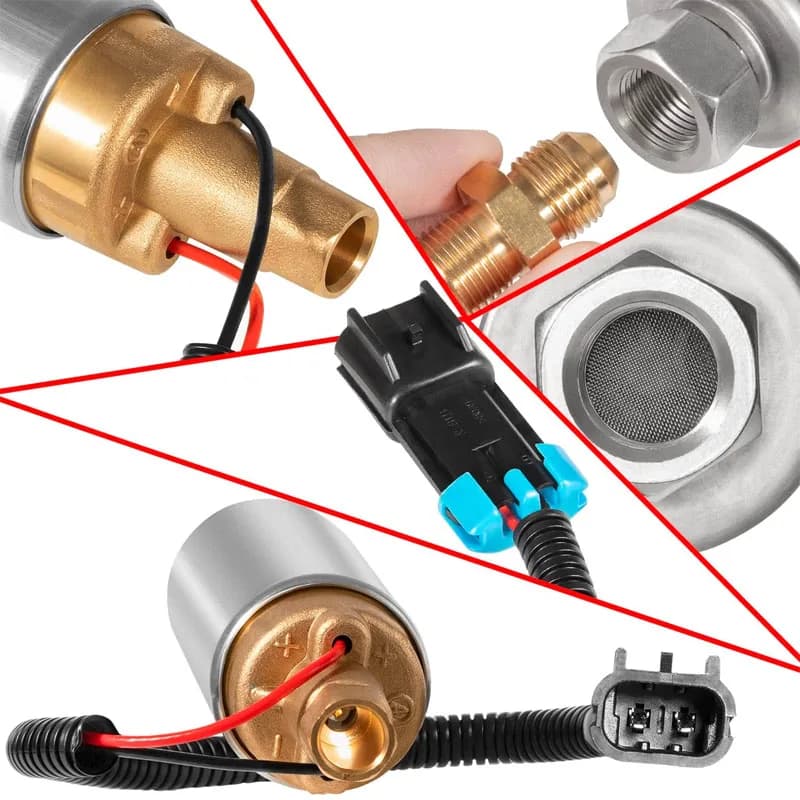 Bomba de combustível & Cooler Kit Compatível com V-6 & V-8 Mercruiser Efi motores, substituição 8M0125852,861156A03 barco marinho de fora