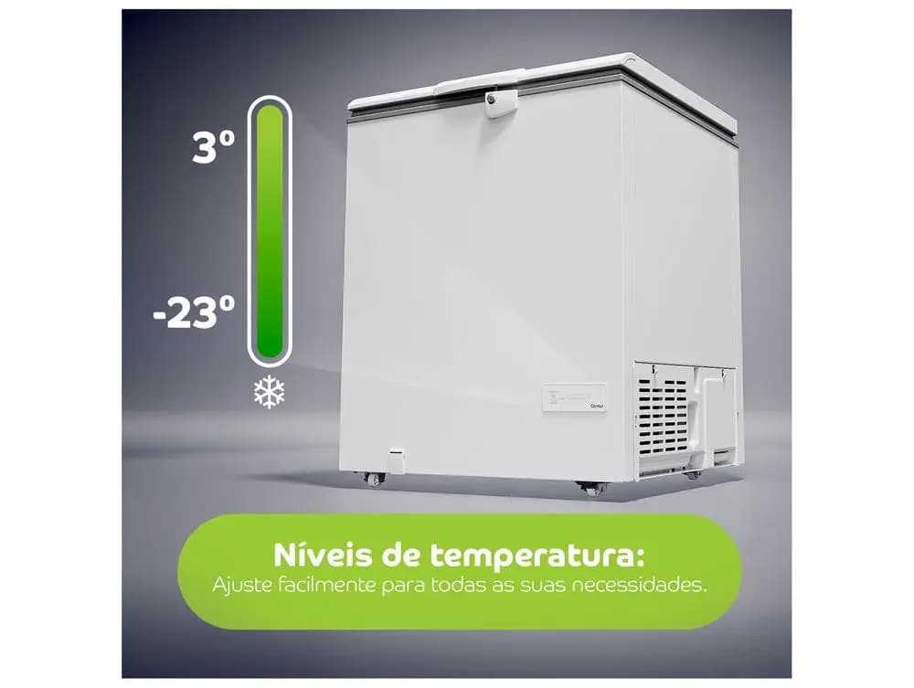 Freezer Horizontal Consul 1 Porta 217L CHA22MB - 110V