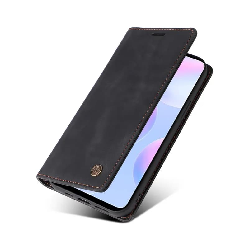 Capa carteira flip azul para Xiaomi Poco X3 Pro com suporte de couro e ventosa