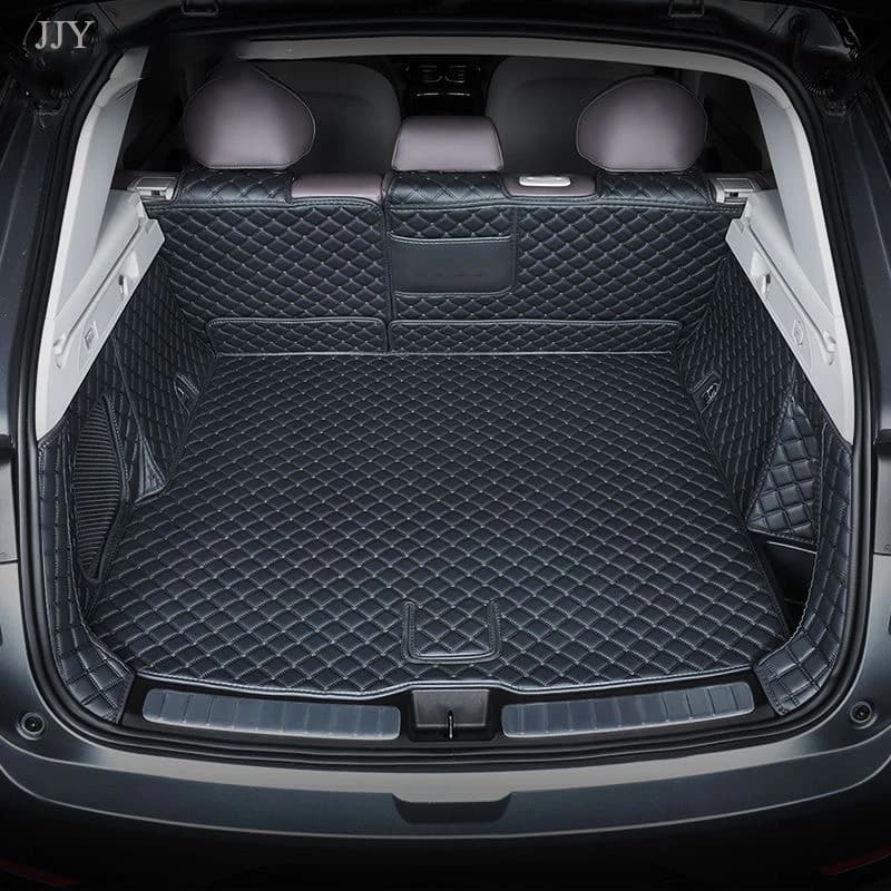 Tapete protetor de porta-malas para Changan DEEPAL S05 2025 2026 em couro preto antiderrapante