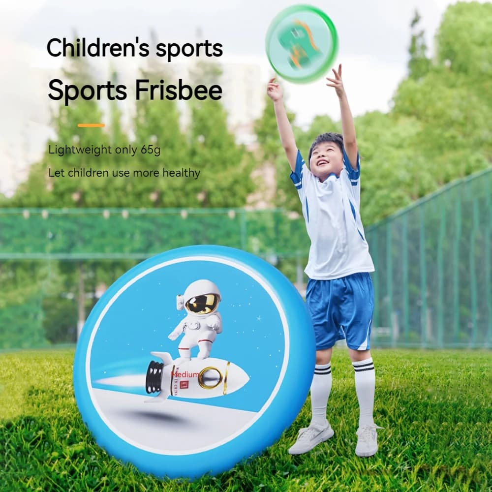 Disco voador giratório de segurança macio, 20cm, disco de arremesso profissional, jogo esportivo para crianças, movimento pai-filho, acampamento ao ar livre