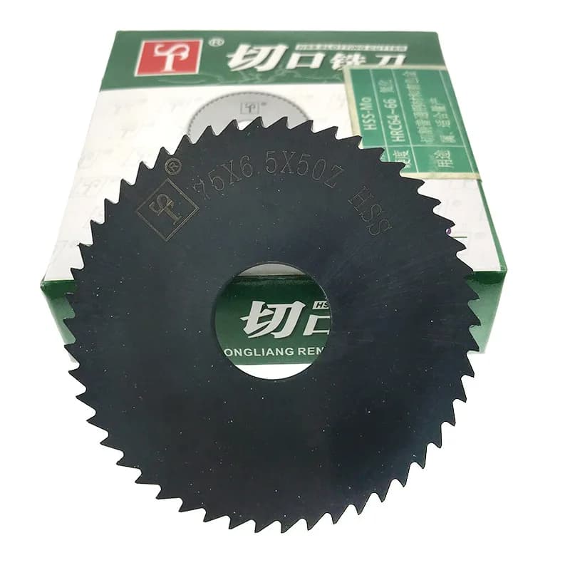 Lâmina de serra circular preta profissional nitratação 80mm com dentes afiados para corte CNC