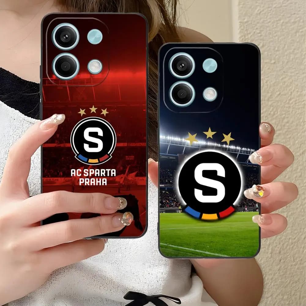 Capa de telefone FC Sparta Praha para Xiaomi Redmi Note 14 13 12 11 A5 3 2 1 Pro Plus 4G 5G