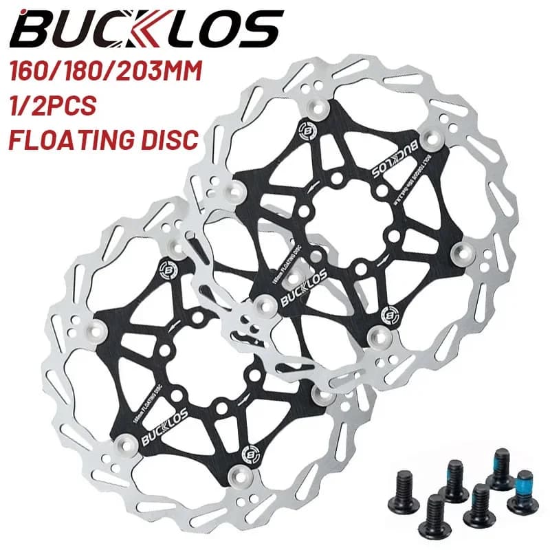 Disco de freio flutuante Bucklos 160mm 180mm 203mm para bicicleta MTB estrada