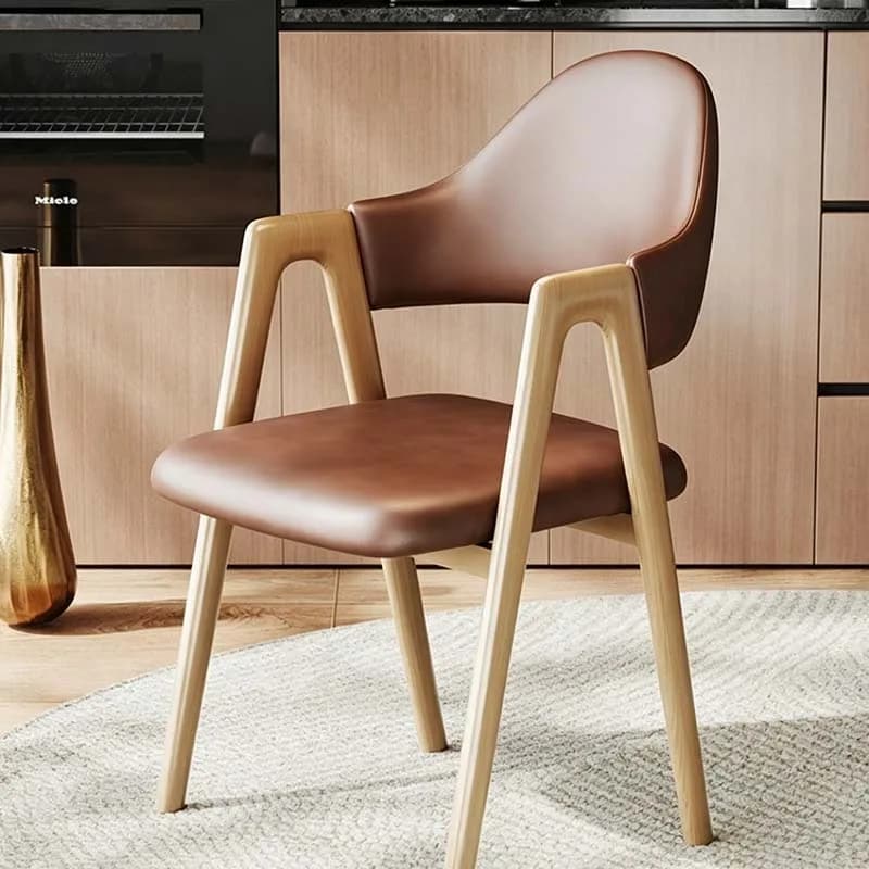 Cadeiras de Jantar Nórdicas Estéticas de Luxo com Braços, Cadeiras Modernas para Cozinha, Cadeiras de Jantar Decorativas para Festas, Móveis para Casa