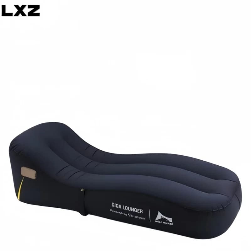 Cadeira Inflável Automática LXZ, Sofá Inflável Portátil para Camping ao Ar Livre, Cama de Ar Recarregável por USB para Viagens em Família