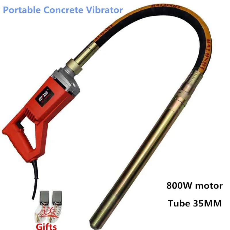 35mm tensão estável concreto vibrador motor ferramenta de construção elétrica cimento solo concreto vibrador máquina misturadora