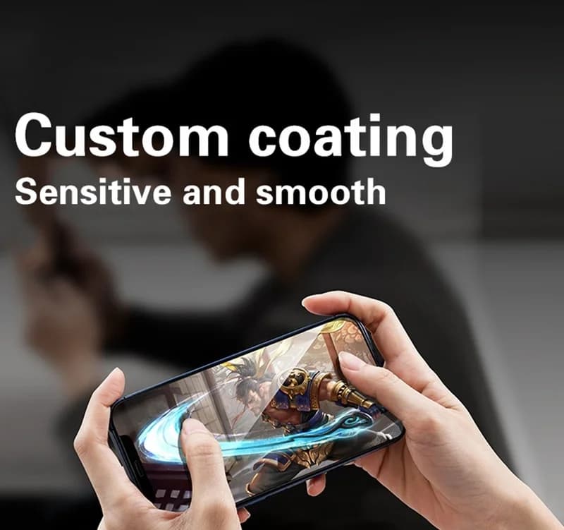 Vidro protetor sensível e suave com revestimento personalizado para Samsung Galaxy A12 A13 A22 A32