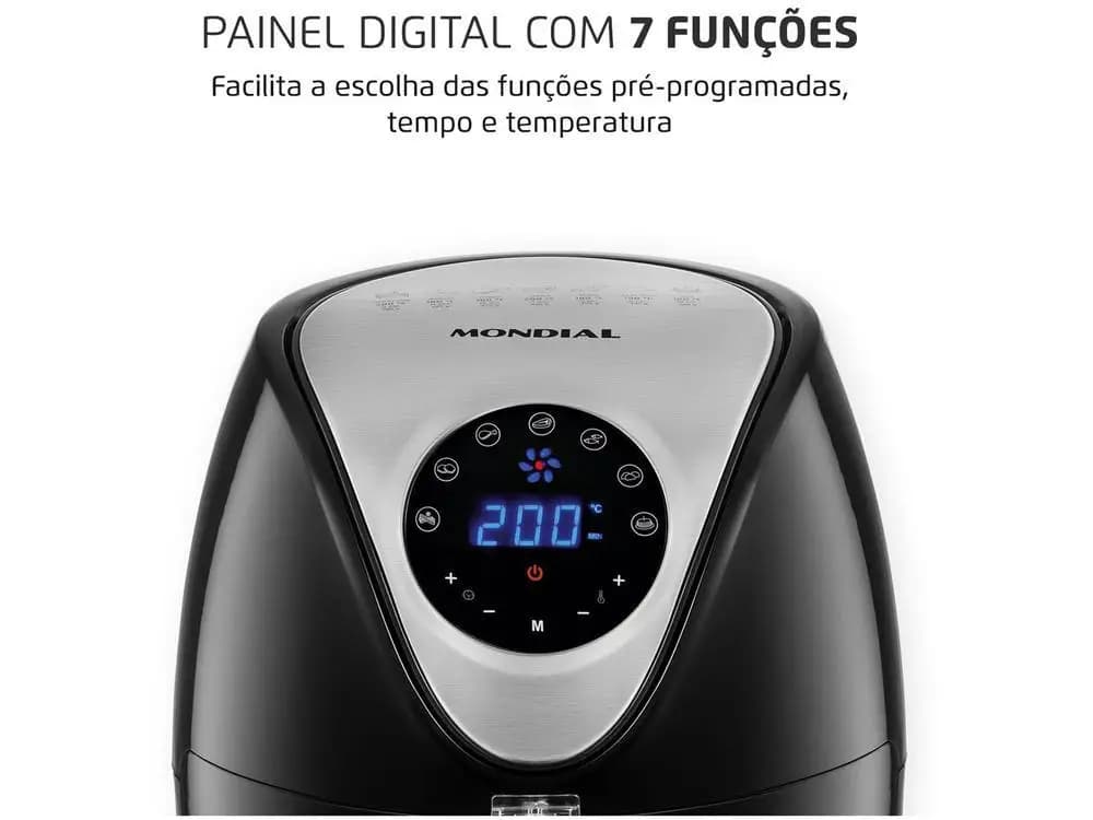Fritadeira Elétrica sem Óleo/Air Fryer Mondial - 110V