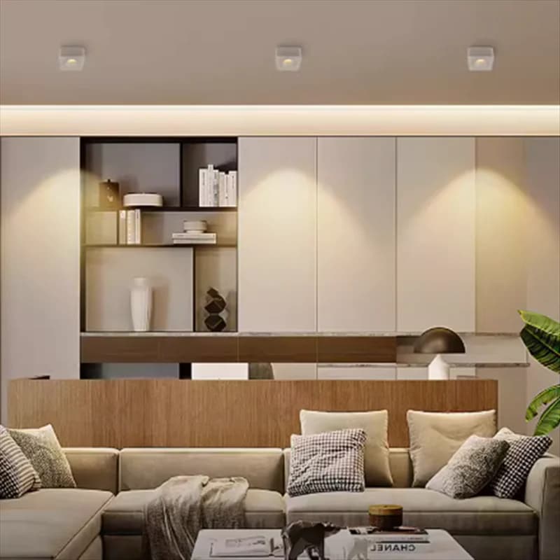 Luminária embutida LED ultrafina montada em superfície Osram Chip 9W12W15W18W20W Lâmpada de teto regulável Holofotes AC90 ~ 260V Iluminação interna