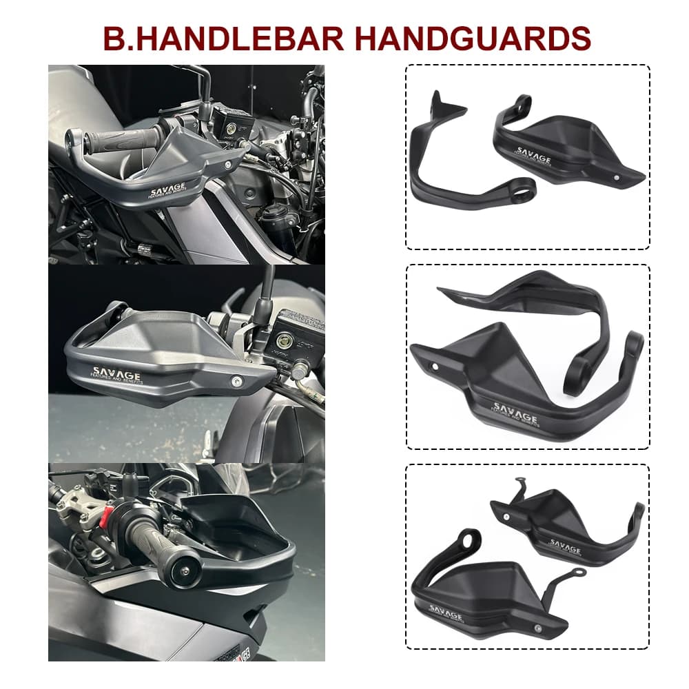 Para trident 660 2025 guiador handguard escudo para tigre esporte 660 800 motocicleta aumentar mão escudo guardas protetor de alavanca