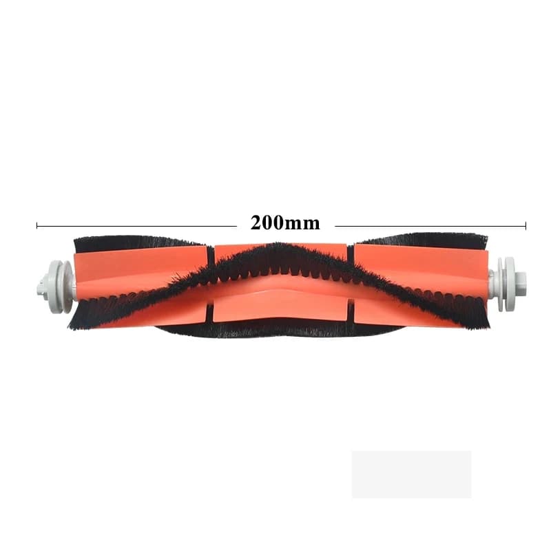 Escova principal laranja com cerdas pretas para robô aspirador Dreame Bot D10 Plus, 200mm