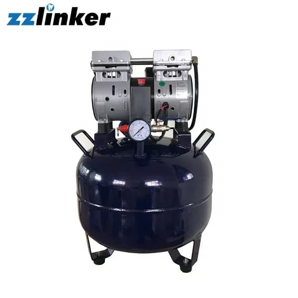Compressor portátil silencioso zzlinker branco para uso odontológico e industrial