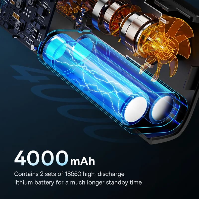 Baseus bomba de ar sem fio portátil compressor de ar inteligente digital bomba de ar elétrica do carro para carro motocicleta bicicleta inflator bomba
