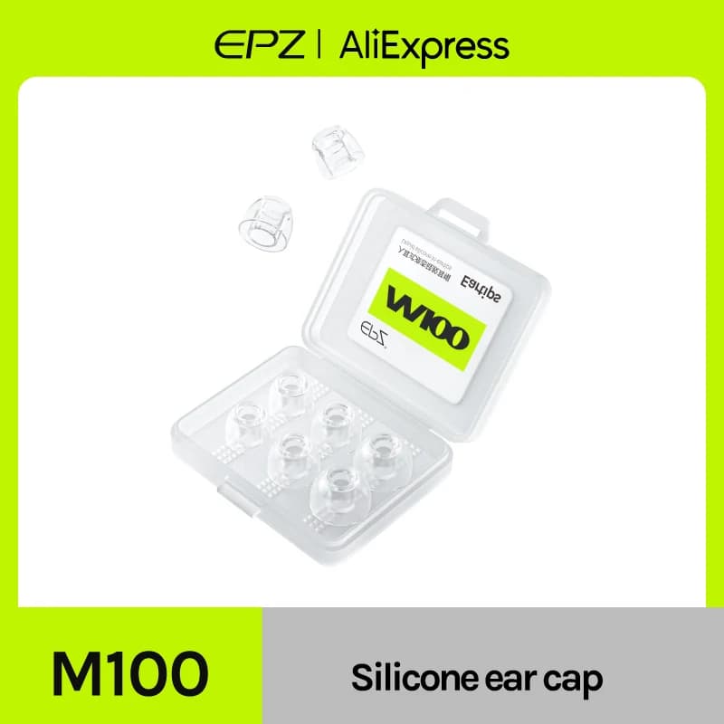 Epz m100 pontas de ouvido s/m/l silicone líquido universal pontas de ouvido de silicone para fone de ouvido intra-auricular iem fones de ouvido bluetooth (3 pares)