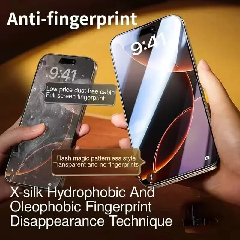 Protetor de tela Xiaomi Redmi Note 7 vidro temperado transparente com tecnologia anti-fingerprint