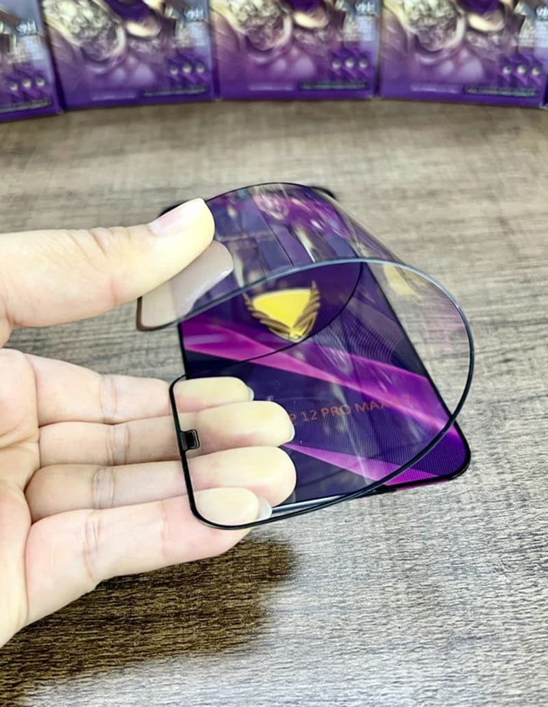 Vidro protetor flexível e transparente para Samsung Galaxy com alta resistência 9H e bordas arredondadas