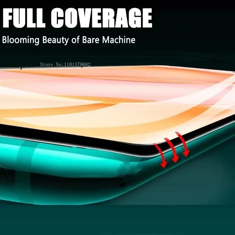 Película protetora hidrogel transparente com cobertura total para Xiaomi Poco F6